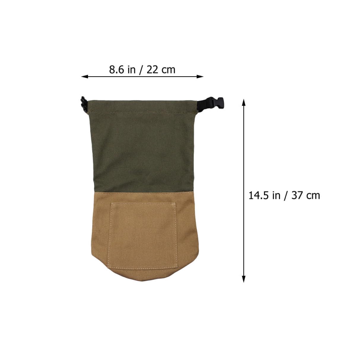 Happyyami Retro Canvas Kerosene Lamp Storage Bag Portable Outdoor Lamp Pouch for Camping Supplies Durable Design for Oil Lamp Protection Stylish