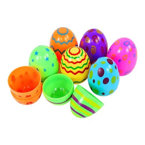 24 œufs de Pâques à remplir pour décorations et jouets surprises festifs - 6