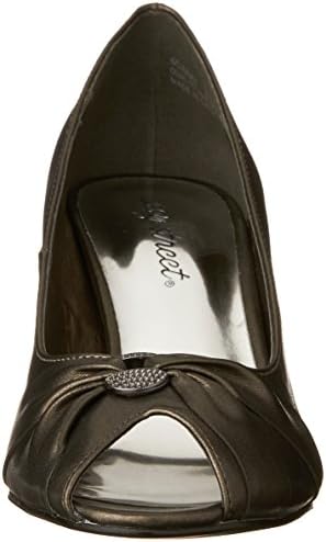Easy Street Women'S Sunset Open-Toe Pump,Pewter Smooth,10 2A US | Image 1