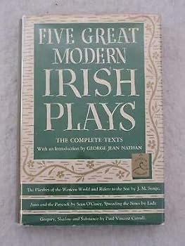 Hardcover FIVE GREAT MODERN IRISH PLAYS Modern Library #30 c. 1941 Book