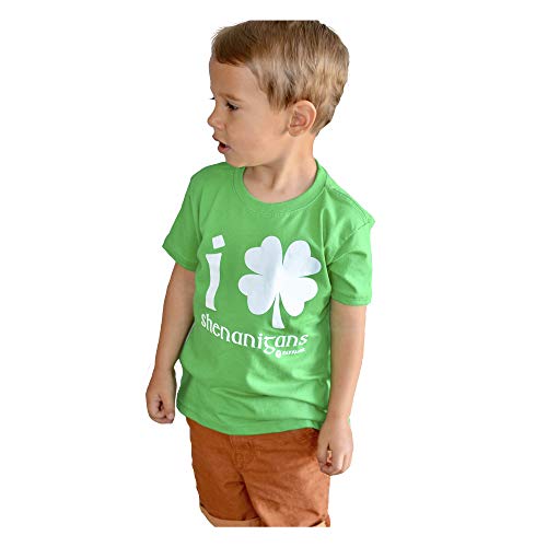 Fayfaire Toddler St Patricks Day Shirt: Boutique Quality Adorable Shamrock Shenanigans (18M)