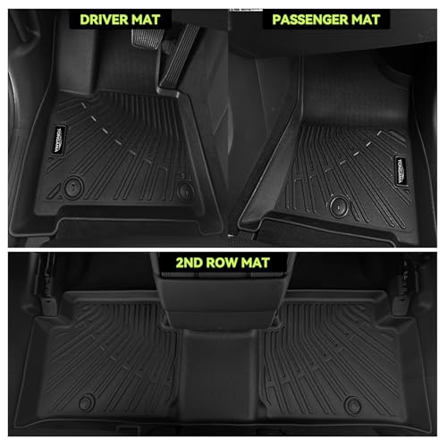 Tongama-Floor Mats for Dodge Ram 1500 Quad Cab 2019-2024 Bucket Seat Without 2nd Row Under seat Storage, All Weather for Dodge Ram 1500 Floor Mats Accessories9(Not Fit 1500 Classic Model) by Tongama - Used condition - Image 3