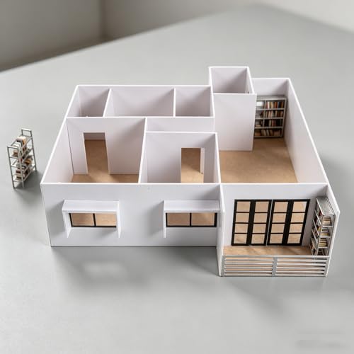 Maquette assembler miniature appartement pour rompre l'ennui avec une construction manuelle