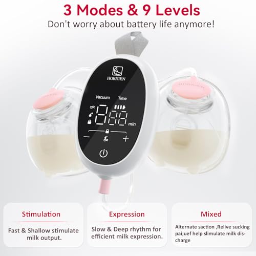 Extractor de leche eléctrico manos libres HORIGEN D6 miniatura 3