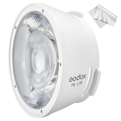 Lentille réflecteur Godox ML-L15 15° pour éclairage vidéo LED ML100Bi et ML60IIBi