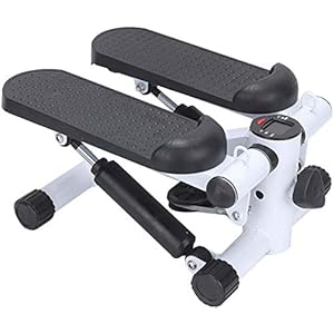 Mini Stepper, Stepping Machine Huishoudelijke Silent Twist Fitnessuitrusting met weerstandsbanden, geschikt voor woonkamer, kantoor, fitnessruimte