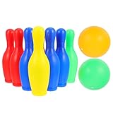 Toddmomy Educational Bowling and Girls-Friendly Set Interactive Toy Indoor Sports Material Ideal for Family
