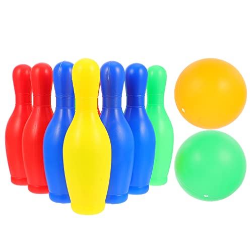 Toddmomy Educational Bowling and Girls-Friendly Set Interactive Toy Indoor Sports Material Ideal for Family