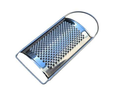 Hera Edelstahl Reibe für Muskat und Zitrusfrüchte, 13x6cm