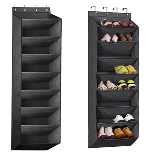 The Inventions Emporium Range Chaussures Suspendu Derrière La Porte – Porte Chaussures Suspendu Idéal Pour Rangement Chaussure Porte, Dressing, Armoire De Rangement Vêtements Ou Placard (1