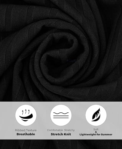 Alix & Belle Men's Big & Tall Knit Polo Zipper Shirts-Breathable Business Casual Short Sleeve- 2XL to 4XL4