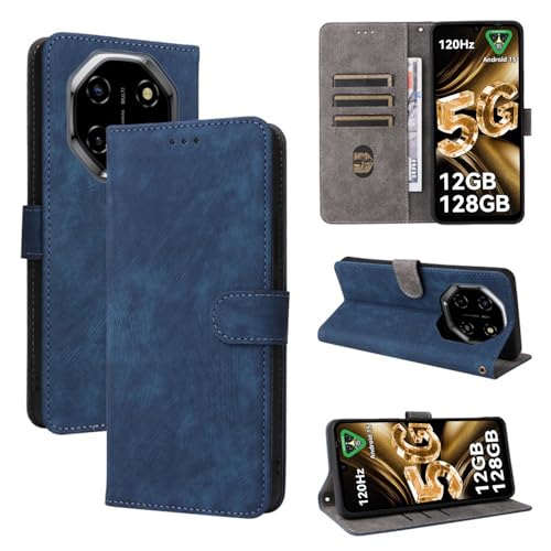 For Blackview Shark6/OSCAL TIGER8 5G �P�[�X �蒠�^ �J�o�[ ���z�^ �yHNWEIWEI�z�J�[�h�|�P�b�g�t�� ���� PU���U�[ ��G�肪�ǂ� �}�O�l�b�g�J�� �����h�~ �Ռ��z�� �ϖ��C 360�x�ی� �X�^���h�@�\�t�� B