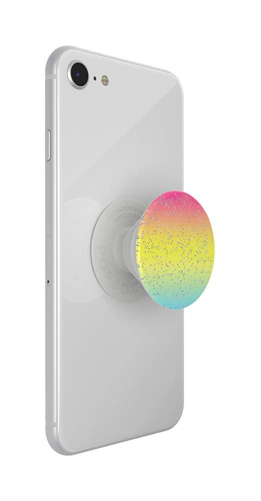 PopGrip Clear Glitter Silver - Impugnatura E Supporto Per Telefono Intercambiabile, Ricarica Wireless - Foto 9