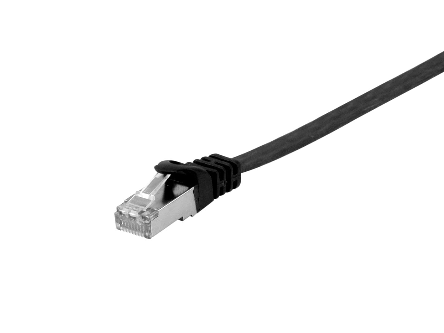 Equip 607697 CAT.6A U/FTP Flat Patch Cable 0.5 m Black