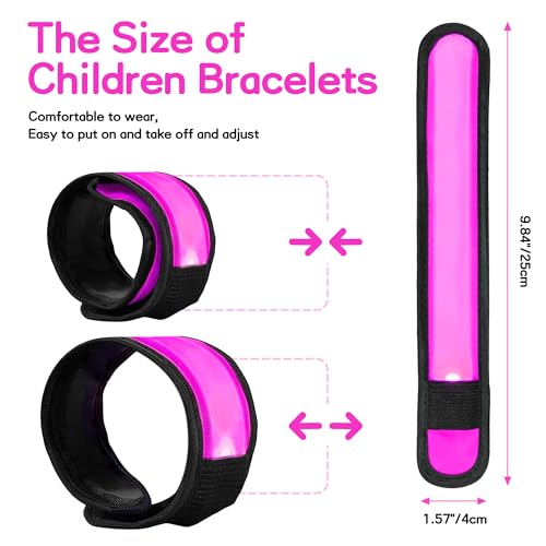 6 Stück LED Armbänder, LED Leuchtarmbänder, grüne LED Armbänder, Kinder grün - Bild 12 von 43