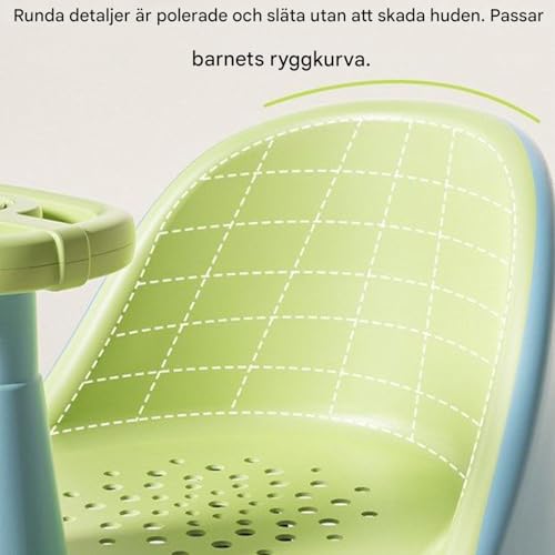 Siège de bain pour bébé avec base stable et structure nomade - 4