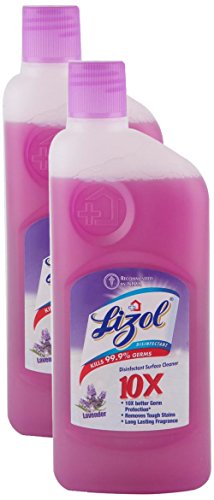 Image of Big Bazaar Combo - Lizol Disinfectant Surface Cleaner - Lavender, 500ml (Buy 1 Get 1, 2 Pieces) Promo Pack