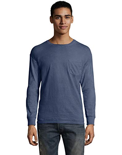 Image of Hanes Mens 6.1 oz. Tagless ComfortSoft Long-Sleeve T-Shirt (5586)