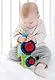 SIGIKID 42301 Aktiv-Knistertuch Traktor PlayQ Mädchen und Jungen Babyspielzeug empfohlen ab Geburt grün/blau