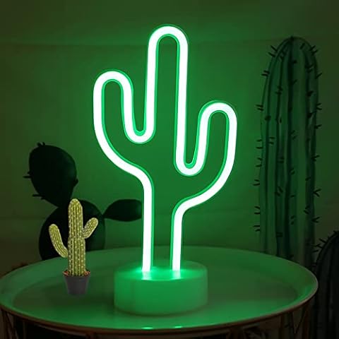 Luz de Neón Cactus Ovker Cover