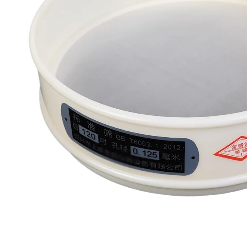 20 cm Kunststoff-PVC-Nylon-Sieb Probensieb Mehlsieb Labor-Standardsieb Ultrafeinmaschiger Filter(12 mesh (1.6mm))