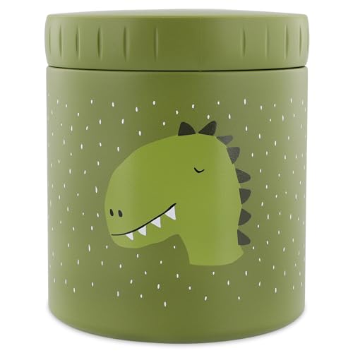 Trixie – Caja de comida isotérmica de acero inoxidable 500 ml – Envase de comida para almuerzo/merienda (Mr. Dino (Dinosaurio)