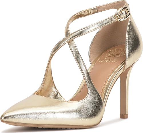 Vince Camuto Womens Noreta High Heel Pump Egyptian Gold 9.5