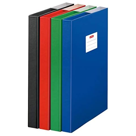 Herlitz 5424007 Heftbox A4 PP, farbig sortiert - keine Farbauswahl möglich! Cover