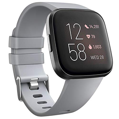 for Fitbit Versa/Versa 2/Versa Lite oh xg poh _炩 VRoh X|[coh ߉\ (S, O[)