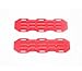 GPM R/C Scale Accessories : Traction Board for 1:10 Crawlers (Version A) - 2Pc Set Red