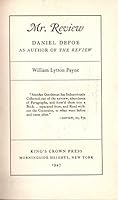 Mr Review Daniel DeFoe as Author of the Review B0017CV4BY Book Cover