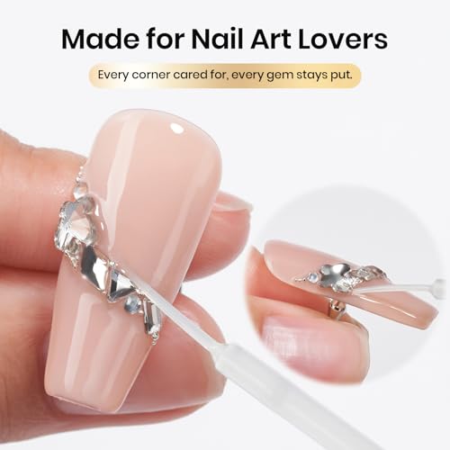 Image of Beetles Liner Gel Top Coat - Decoration Sealing Nail Gel with Fine Brush for Detailed Designs, Strong Adhesion for Mirror Chrome Powder, Rhinestones & Gap Filling UV Light Cure