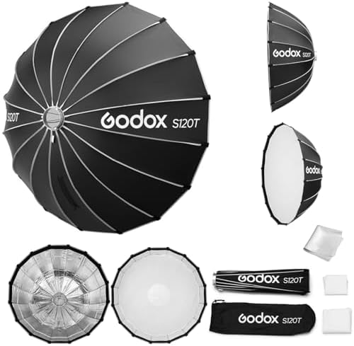Amazon.com : Godox Softbox Godox S120T 120cm/47.3in Quick Release ...