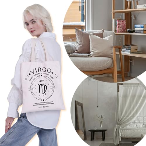 VAMSII Virgo Tote Bag Virgo Planet Gift Virgo Constellation Gift Christmas Birthday Gift3