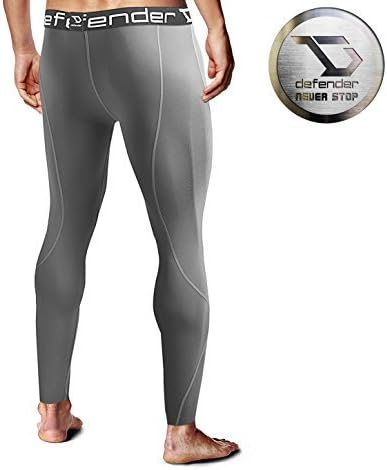 Defender Men's Compression Baselayer Pants Legging Shorts Shirts Tights Running