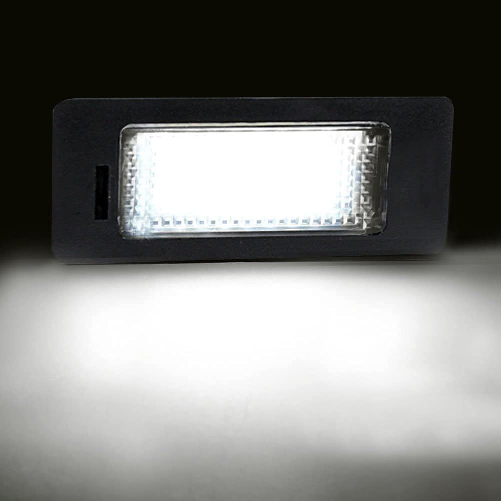 Oświetlenie LED tablicy rejestracyjnej samochodowe 12 V białe 6000 K do BMW E39 E60 E82 E90 E92 E93 M3 E39 E60 E70 X5 E60 E61 M5 E88