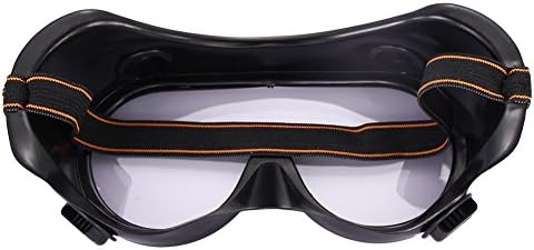 rayinblue ABB767576 Anti-Dust Spray Paint Industrial Chemical Gas Respirator Mask Glasses Goggles Set, As Shown in The Picture