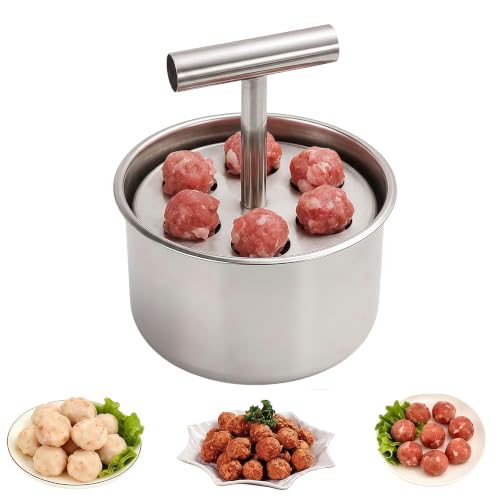 Meatball Maker, 6/12 Balls Stainless Steel Meatball Maker Tool (6