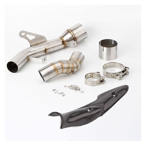 Tuyau liaison échappement Z900 2018 cache carbone raccord moto Z900e