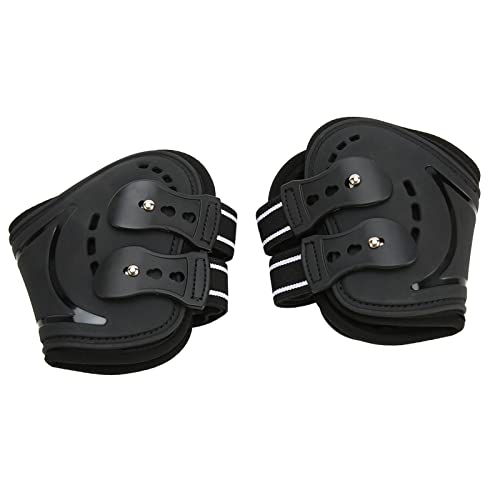 Botas de perna traseira de cavalo respirável resistente ao impacto ajustável evitar deslizamento lev