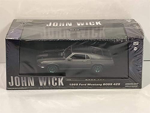 Greenlight 86540 1: 43 John Wick (2014) - 1969 Ford Mustang Boss 429 Die-cast Vehicle, Multicolor