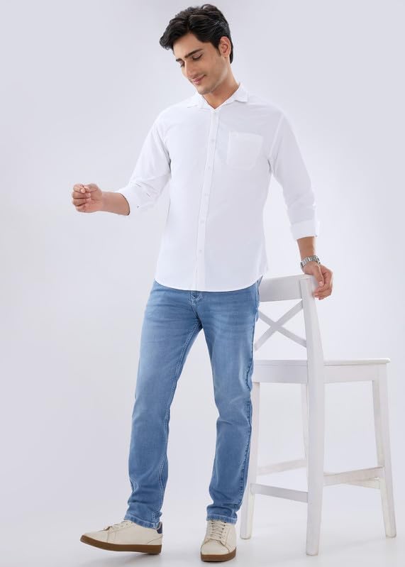 Image of Nostrum Dolovi D Men's Regular Fit Jeans | Mid Rise Stretchable Denim