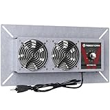 Abestorm Crawlspace Ventilation Fan with Humidistat, Basement Vent Fans with Dehumidistat & Freeze Protection Thermostat, Dual Air Vent Fan for Basement/Kitchen (220 CFM Airflow)
