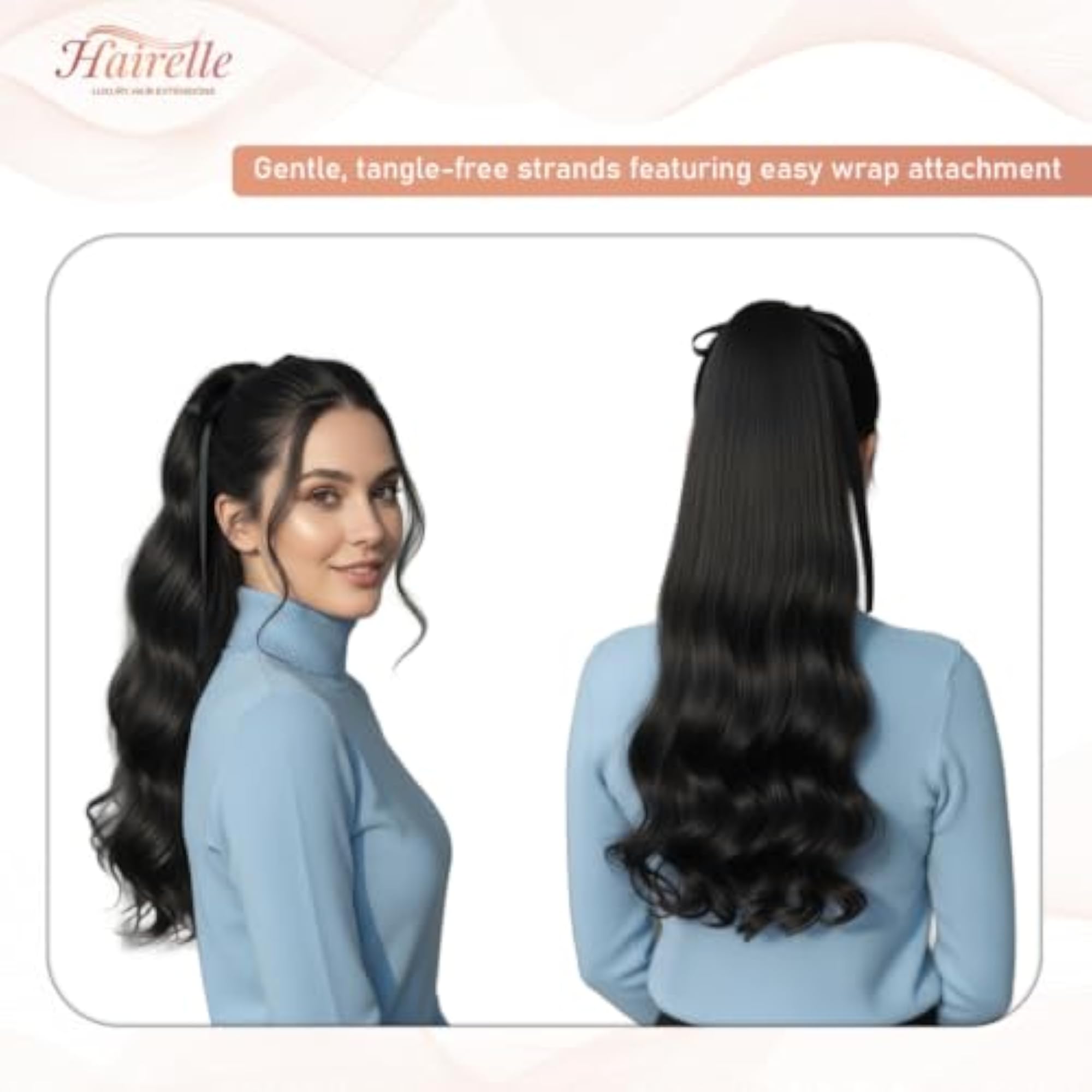 Women's Synthetic Curly Ponytail Ribbon Extension