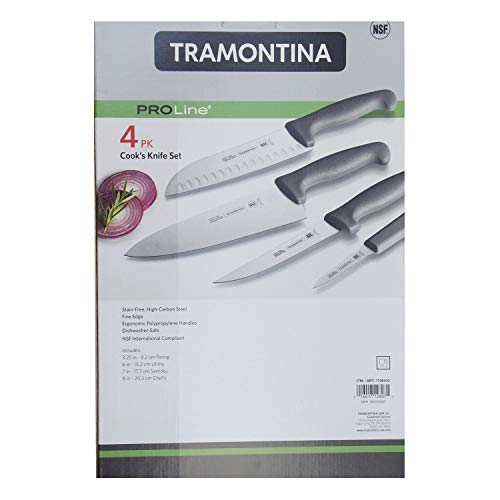 Tramontina Proline 4 PK ensemble de couteaux pour découper sans effort