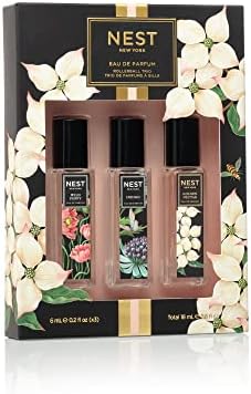 Nest New York Rollerball Trio Womens Perfume Includes Wild Poppy, Golden Nectar, Indigo Eau De Parfum (3 X 0.2 Ounce)