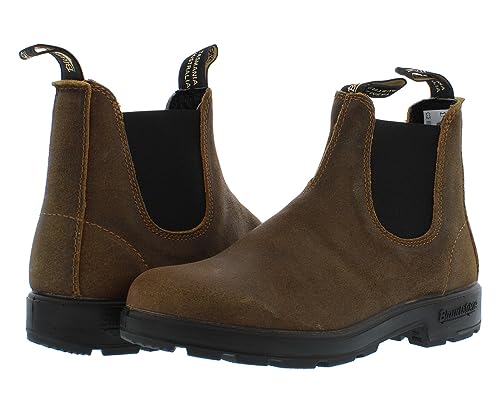 Image of Blundstone 1911 Elastic Sided Suede Boot Unisex Shoes Size 6.5, Color: Tobacco /Brown /Tobacco