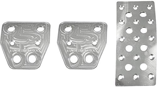 Steeda Aluminum Pedal Covers - Manual Compatible with 2005-14 Ford Mustang