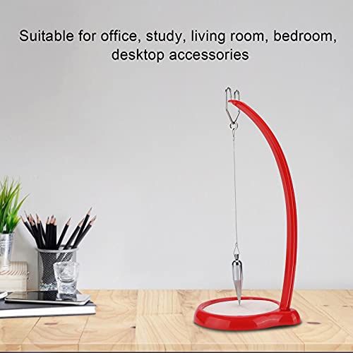 Desktop Sand Pendulum With Base Plate, Support, Metal Cone And Hook, Educational Toy For Gravity And Physics Learning, Non Toxic And Safe(14.6In-Red) #TOP3