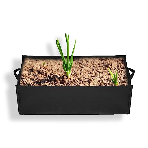 Migong Grow Bags, 60X30X20Cm Double Handle For Use In Balcony Garden Or Other Places At Home Fabric Pots, Good Air Permeability Non Woven Planting Bags, For Growing Vegetables, Strawberries Herbs #TOP13